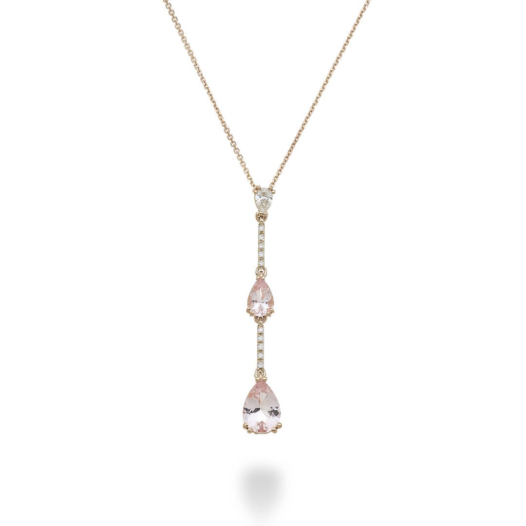 Golay collana pend morganiti goccia scalari e barrette PCL195DMOP68-23065110070