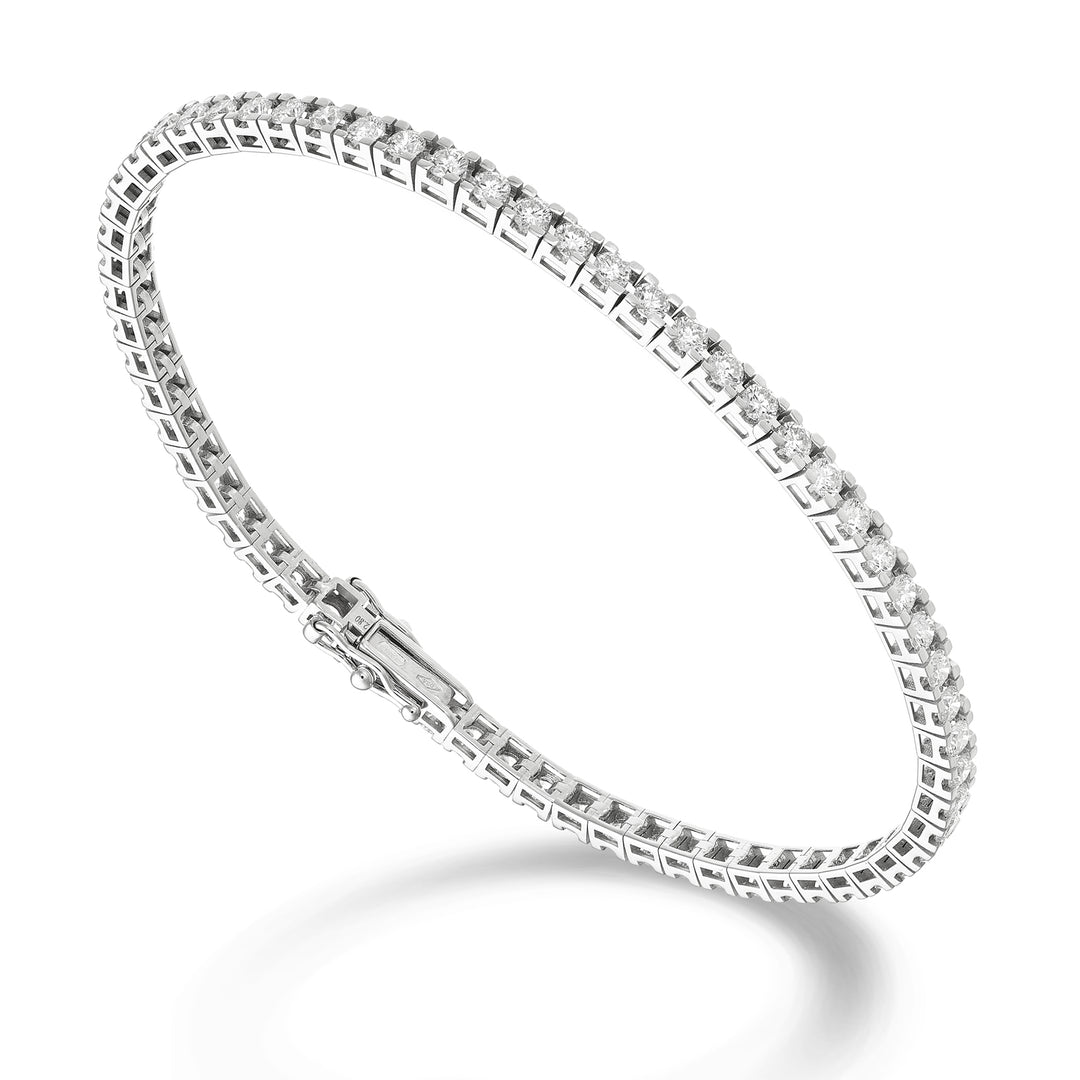 World Diamond Group bracciale tennis castone quadro light ct 0,01 cad BTQ800D001-170-25343110157