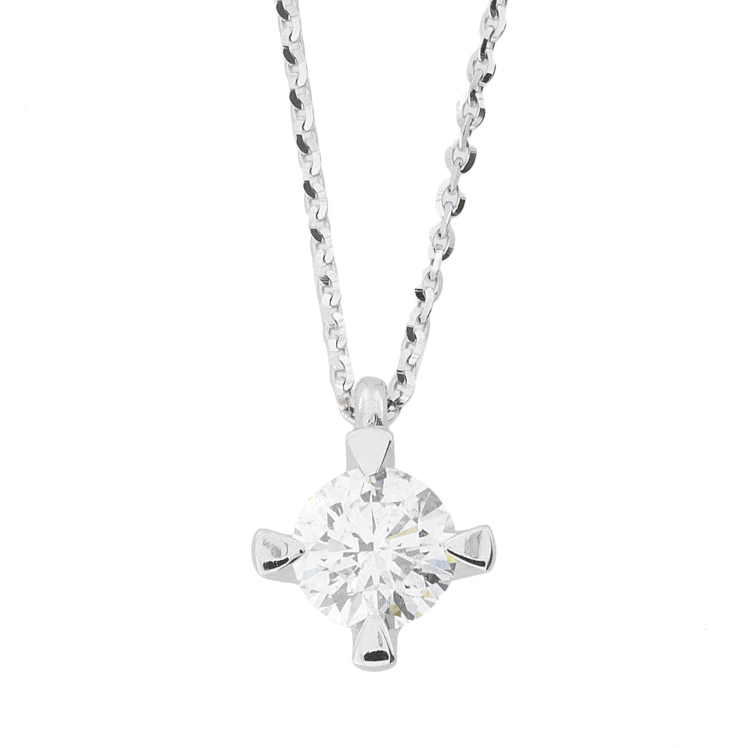 Golay light point necklace 4 triangular prongs PL001WDI-26070110074