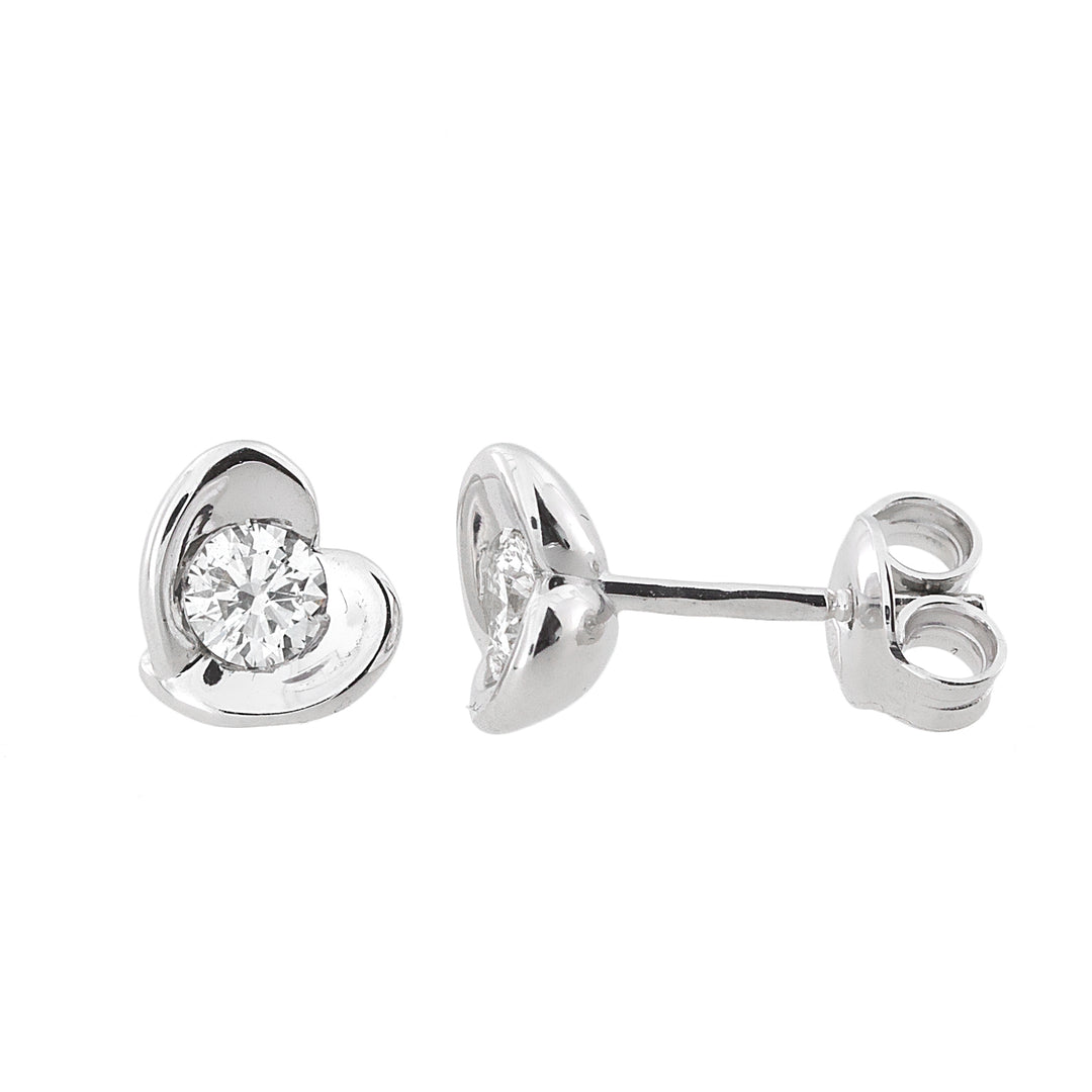 World Diamond Group Herz-Lichtpunkt-Ohrringe OIM36-17348110041