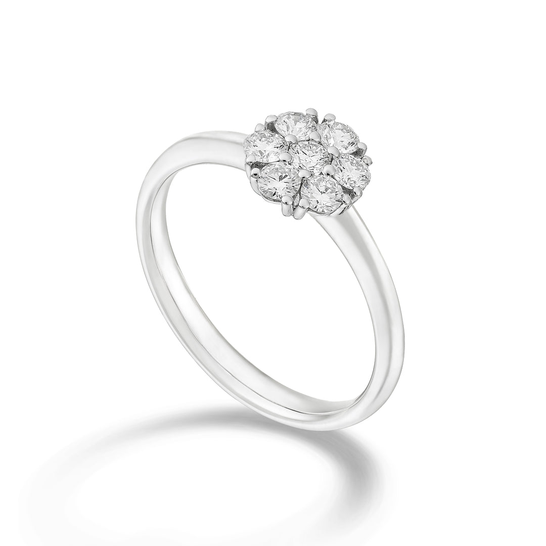 Golay-Mehrsteinring mit 7 Diamanten von 0,09 ct AB21379-24205110046