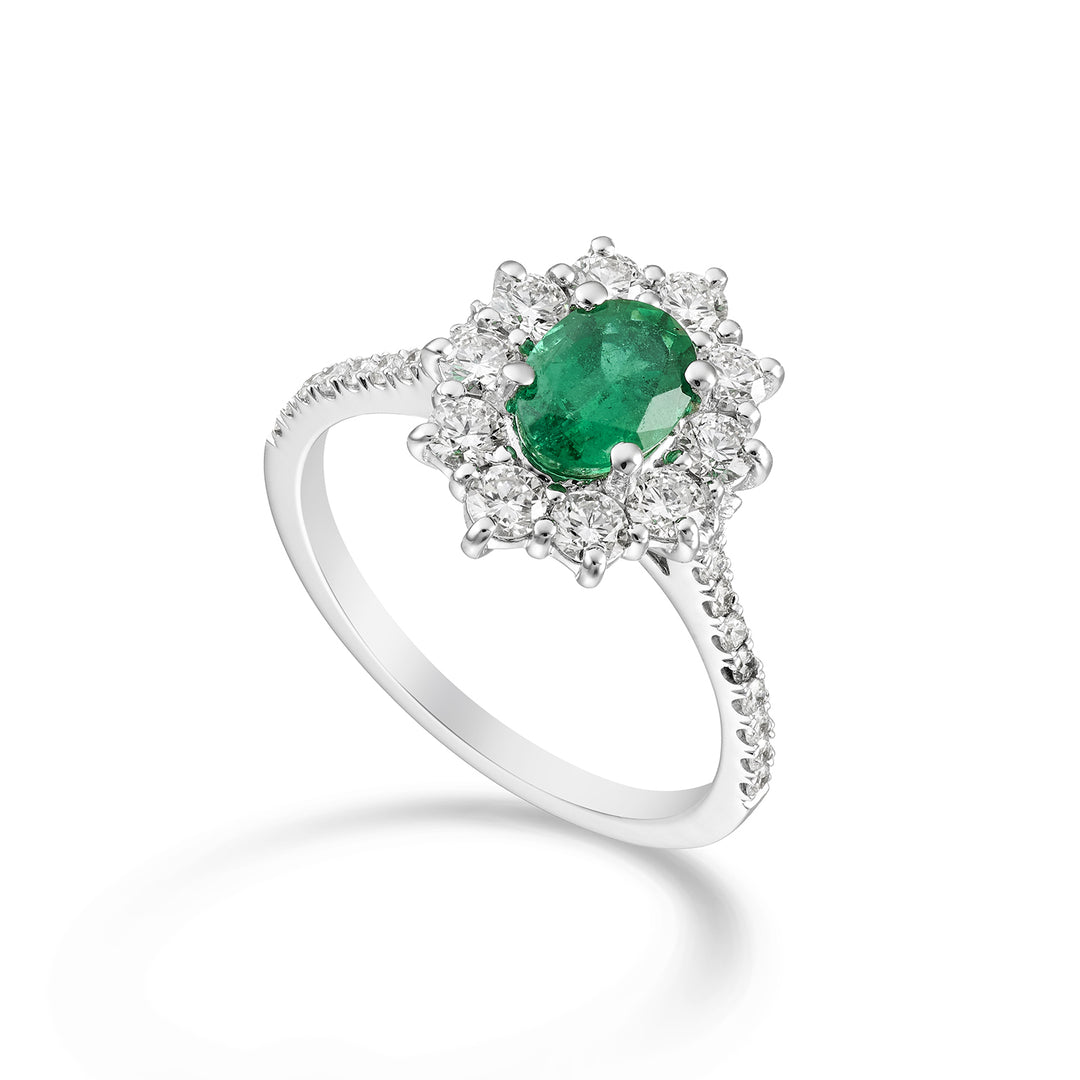 Golay oval emerald ring 7x5 cont 10 diam and stem inc ACLC102DISM57-1-24052110163