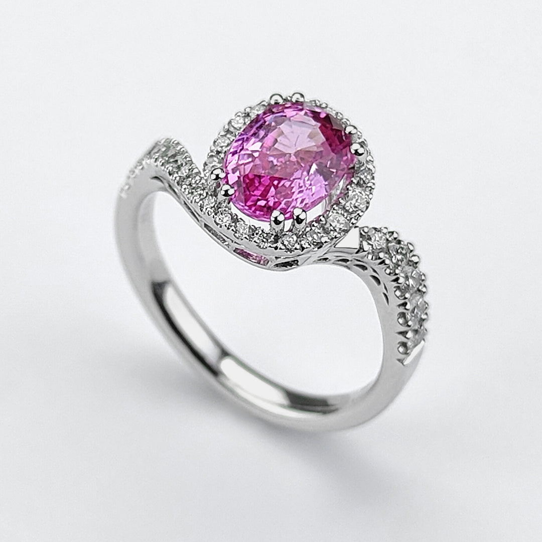 Golay-Ring z.rosa oval 8x6 versenkter Schaft und Kontur ACLCG435DIZP86-24085110050
