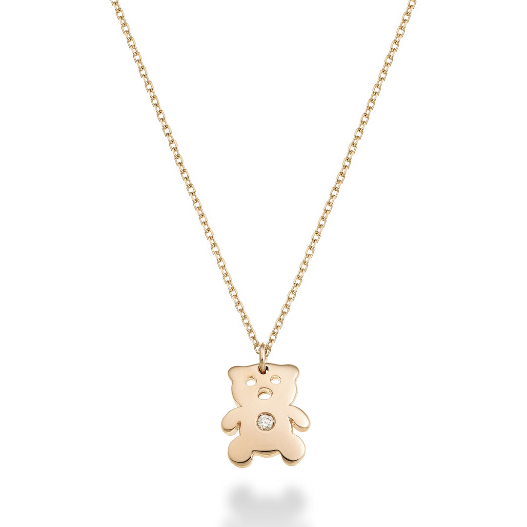Nihama cl 18k orsetto ct.0,01 oro rosa ND5130O3BR001