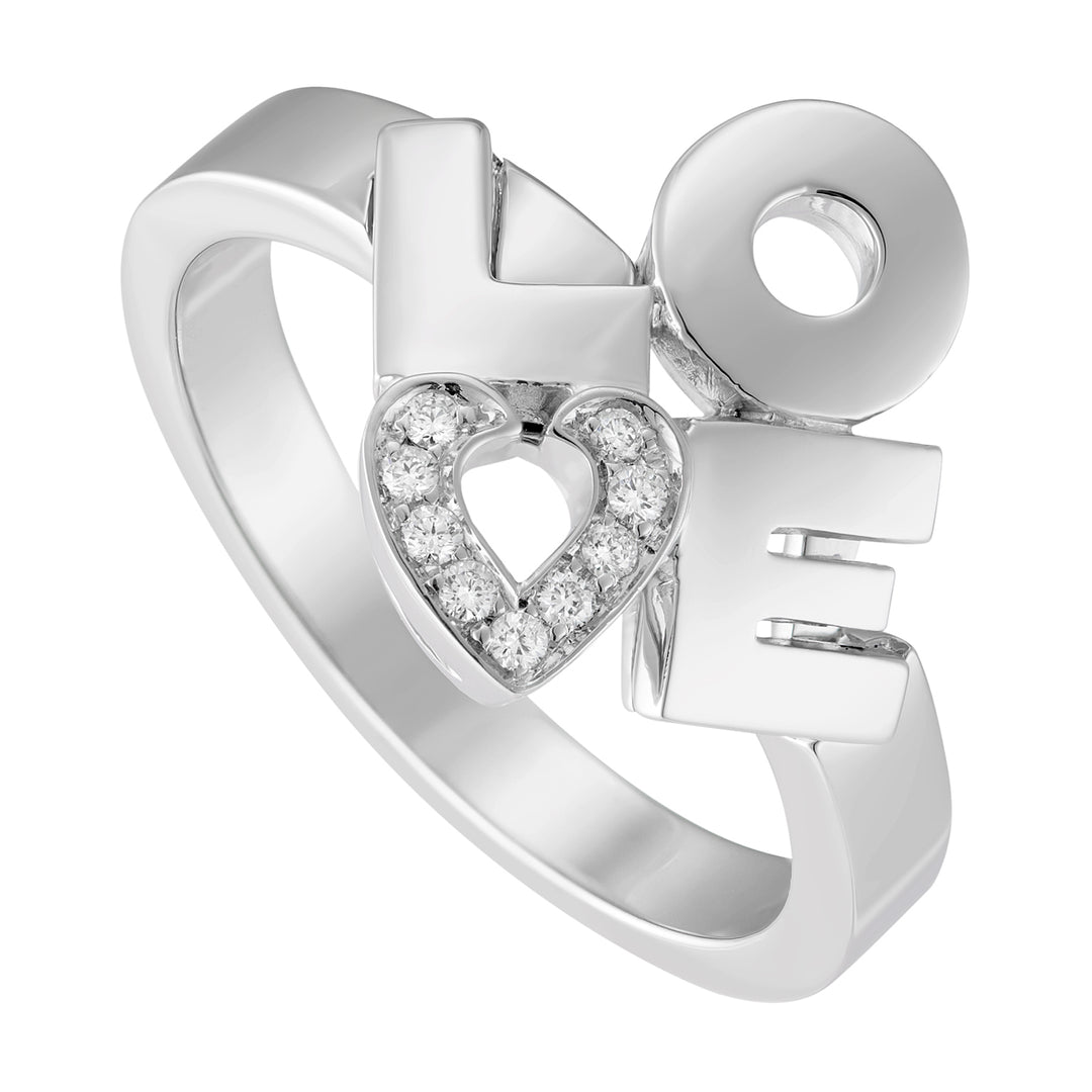 Golay forever ring written "love" 0.05 ct ALV004DI-18134000022