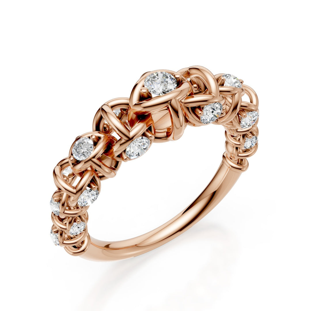 Golay anello riviere scalare lumine&