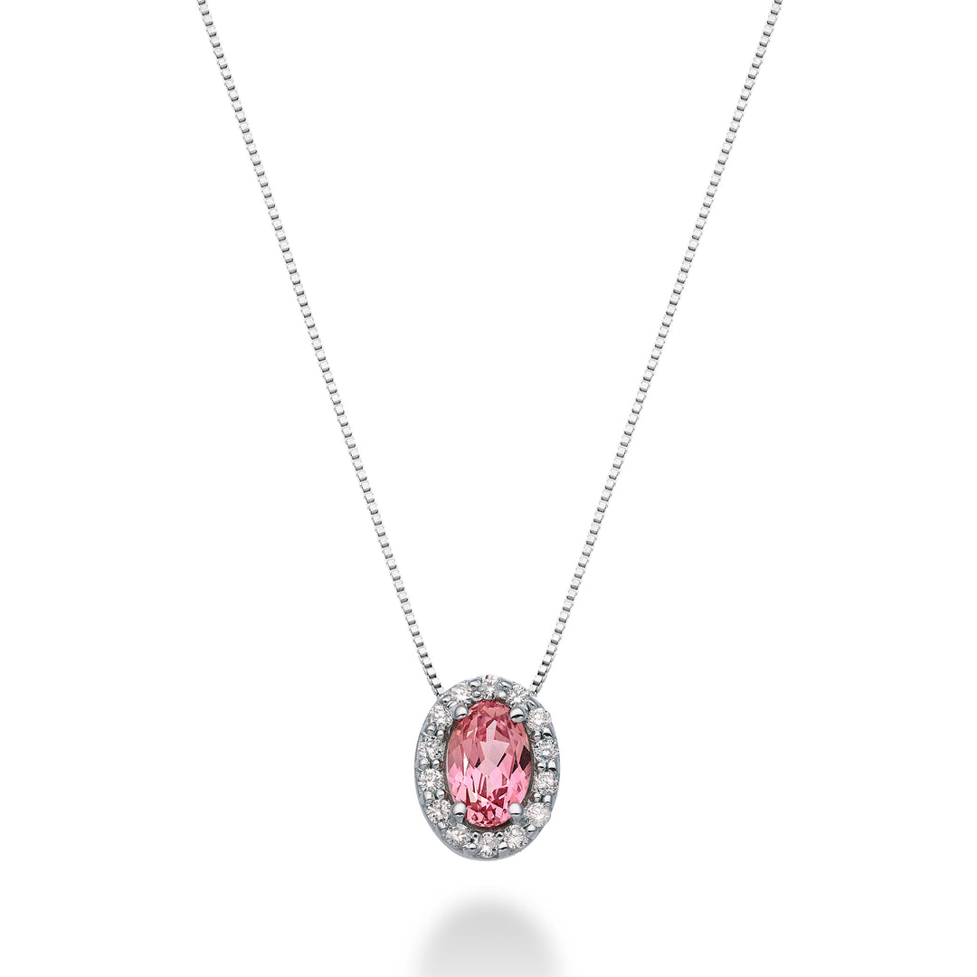 Mikiko cl 18k saphir rose ovale 6x4 ct.0.60 dia ct.0.09 MD5059O4ZFRP