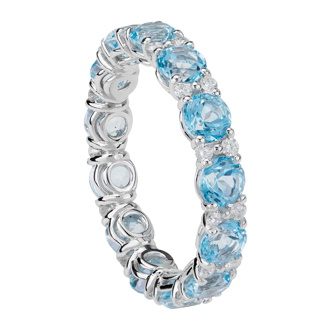 Golay eternity diamonds and ice blue topaz AET007250DTIB-18012110133