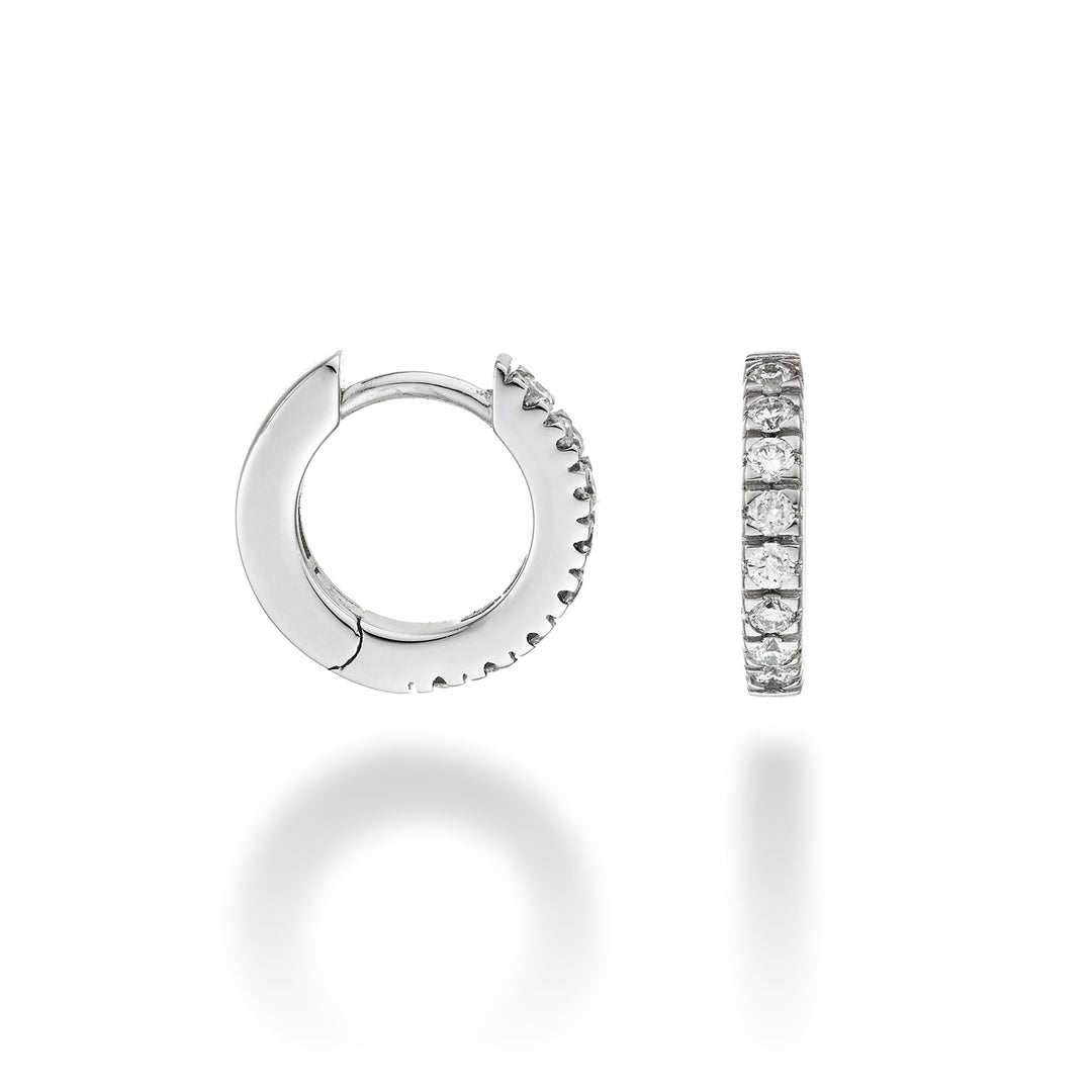 Nihama or 18k ct.0.26 size 2 white gold diam. east. 12mm NO5079O4BR026-2