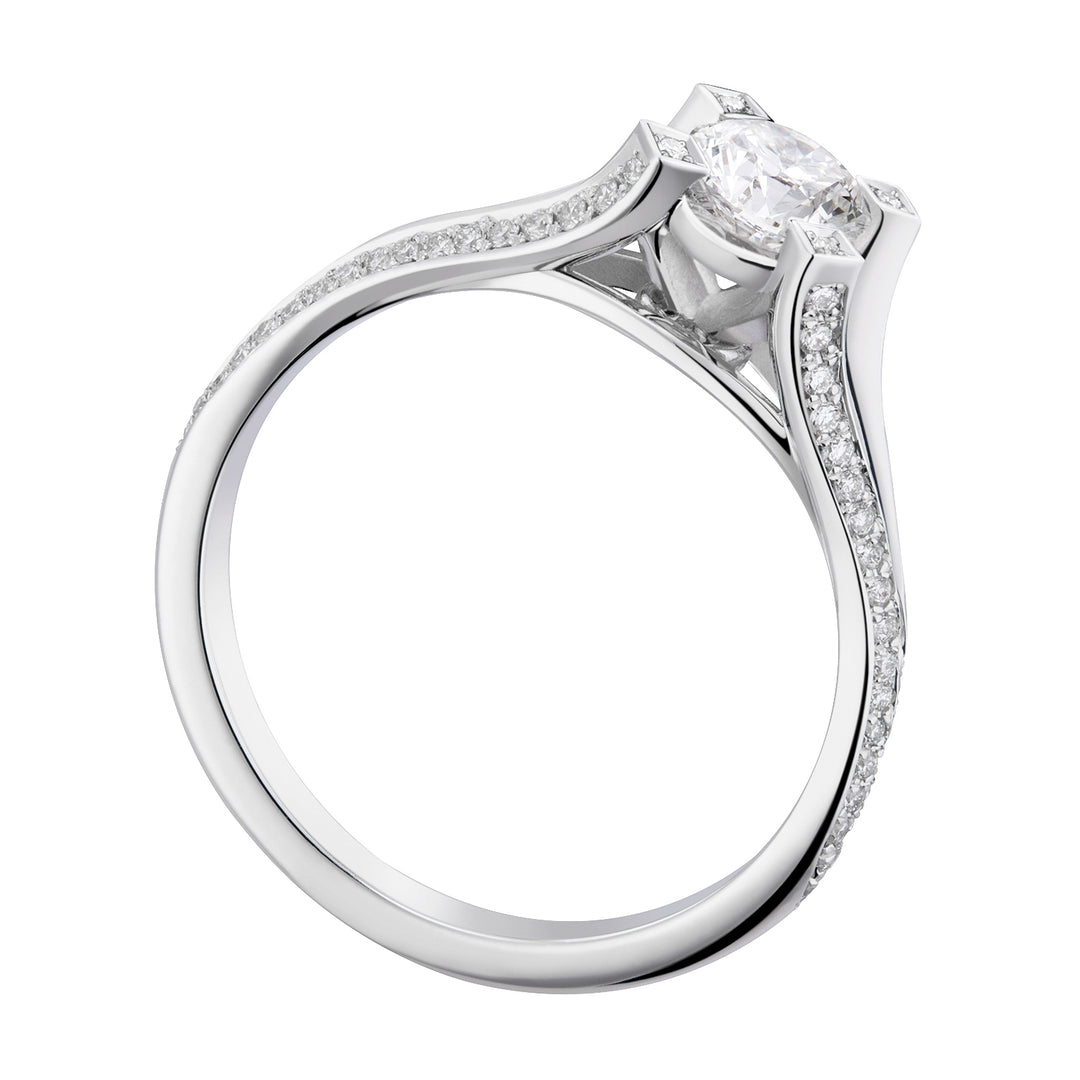 World Diamond Group ring fm griffes incas. double shank 0.58-0.67 ct ASLCFM006BDI4-19087110026