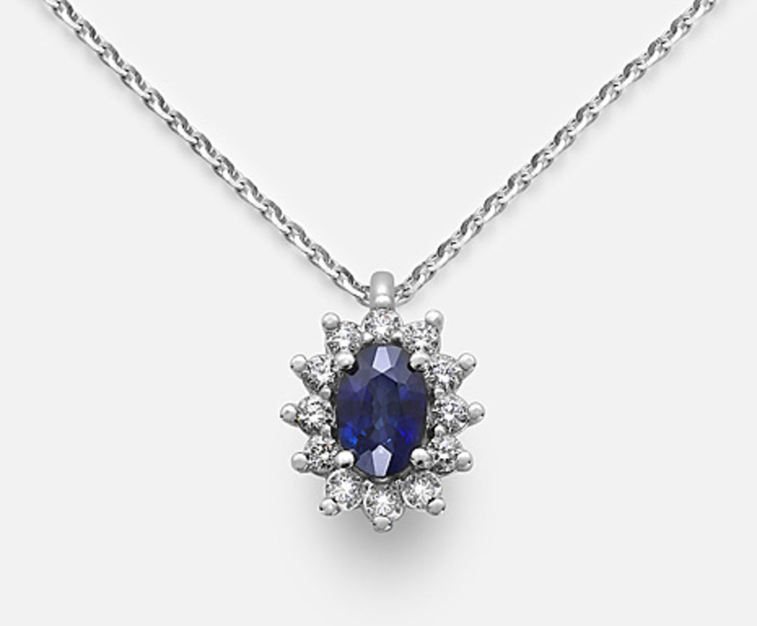 Mikiko cl 18k saphir ovale 6x4 ct.0,40 diam. 0,23 ct MD5047O4ZFD