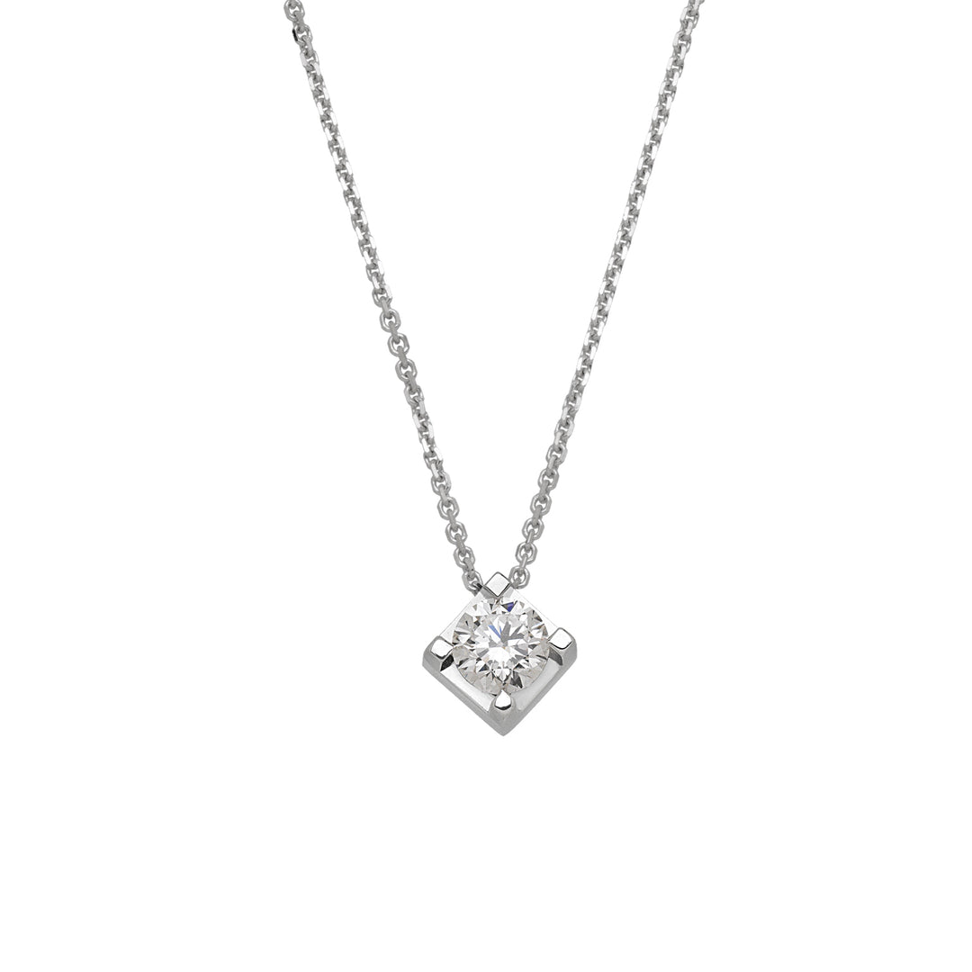 Golay necklace with diamond-shaped light point pendant GIM006R-23109110039