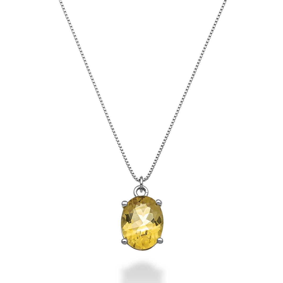 Mikiko cl 18k ovaler Citrin 9x7 ct.1,65 MD5143O4CITR