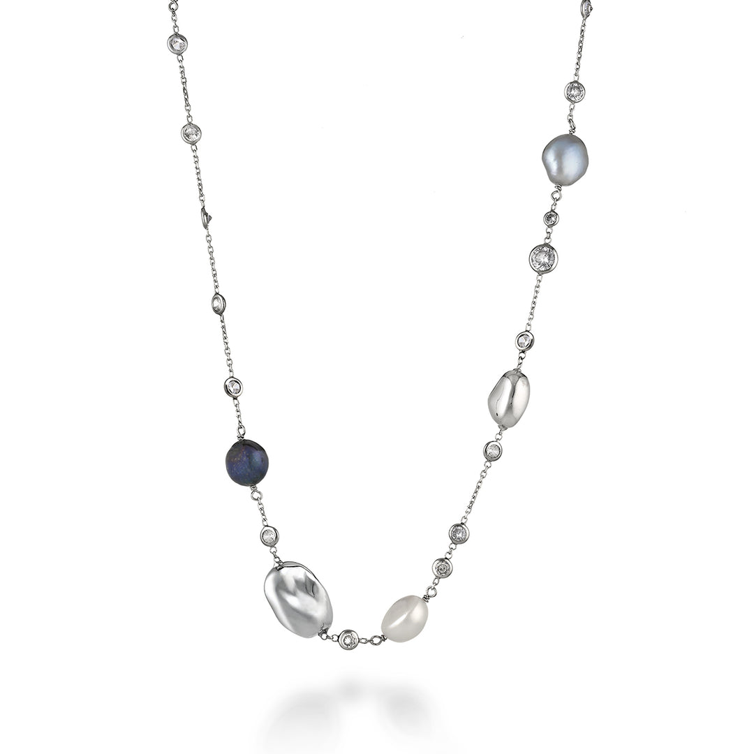 Mikiko cl ag925 fw bar 9/10 gem swarovski MD7591A4FDBI910
