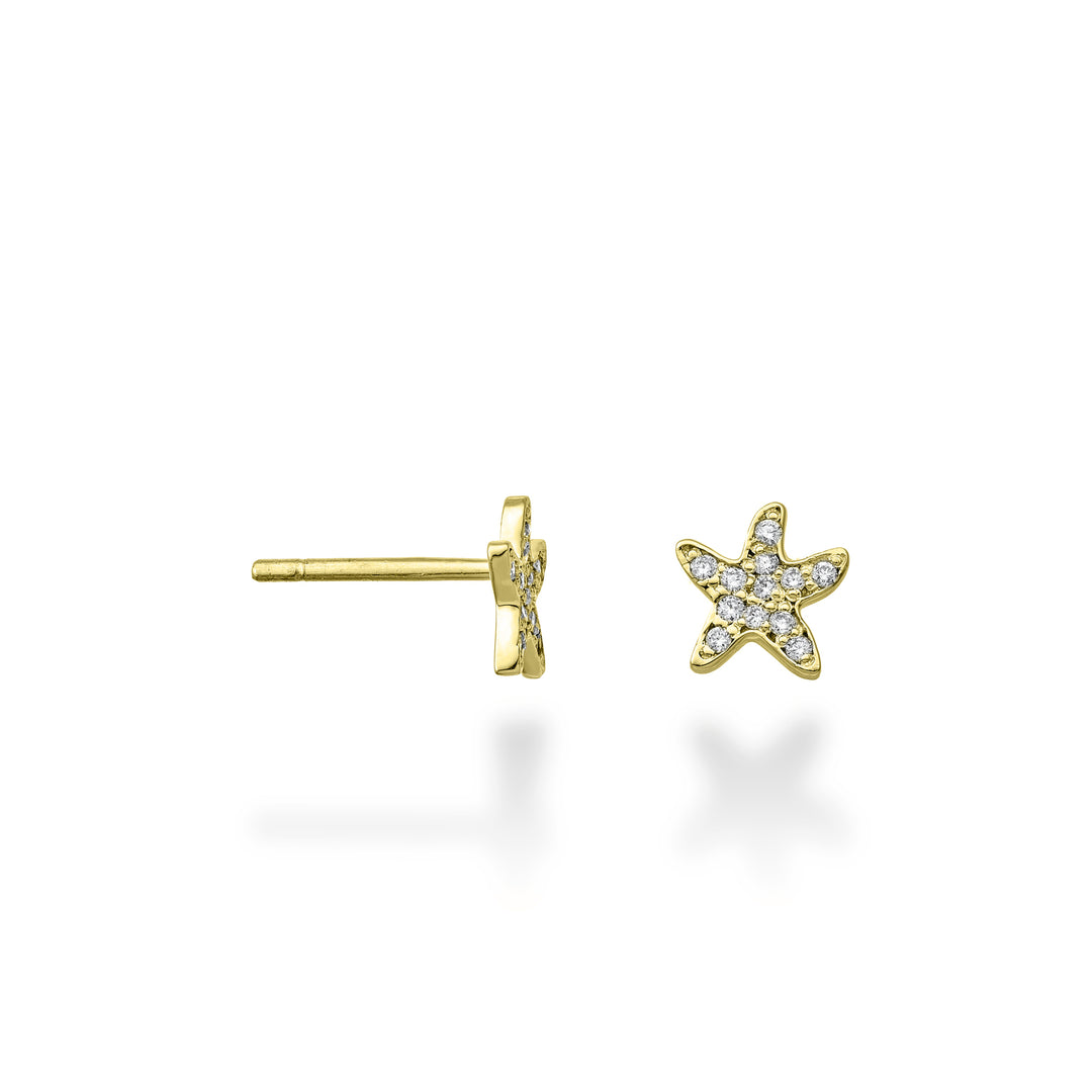 Nihama ou étoile 18 carats 0,10 ct or jaune NO5148O1BR010