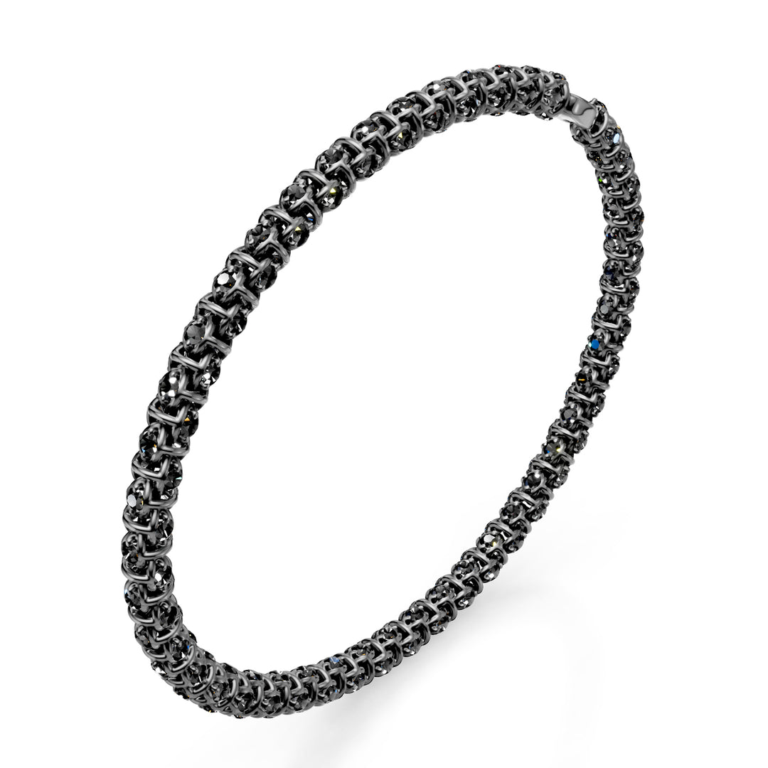Golay soft mesh bracelet d. black ct 2.58 total black BD540BK0017N-190-24296110058