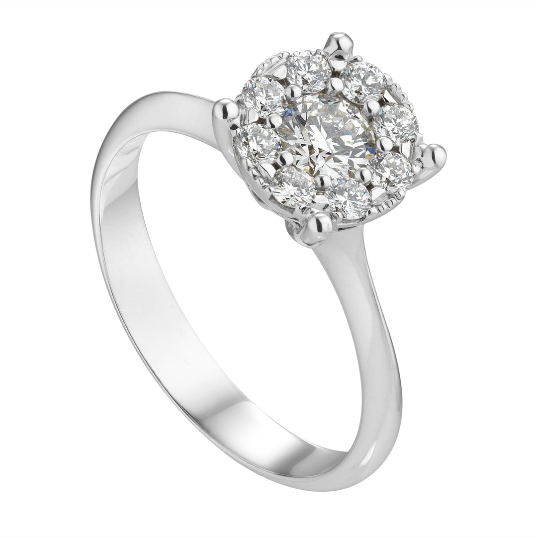Golay anello cerchio di luce cen ct 0,23 AGICE03-24271110015
