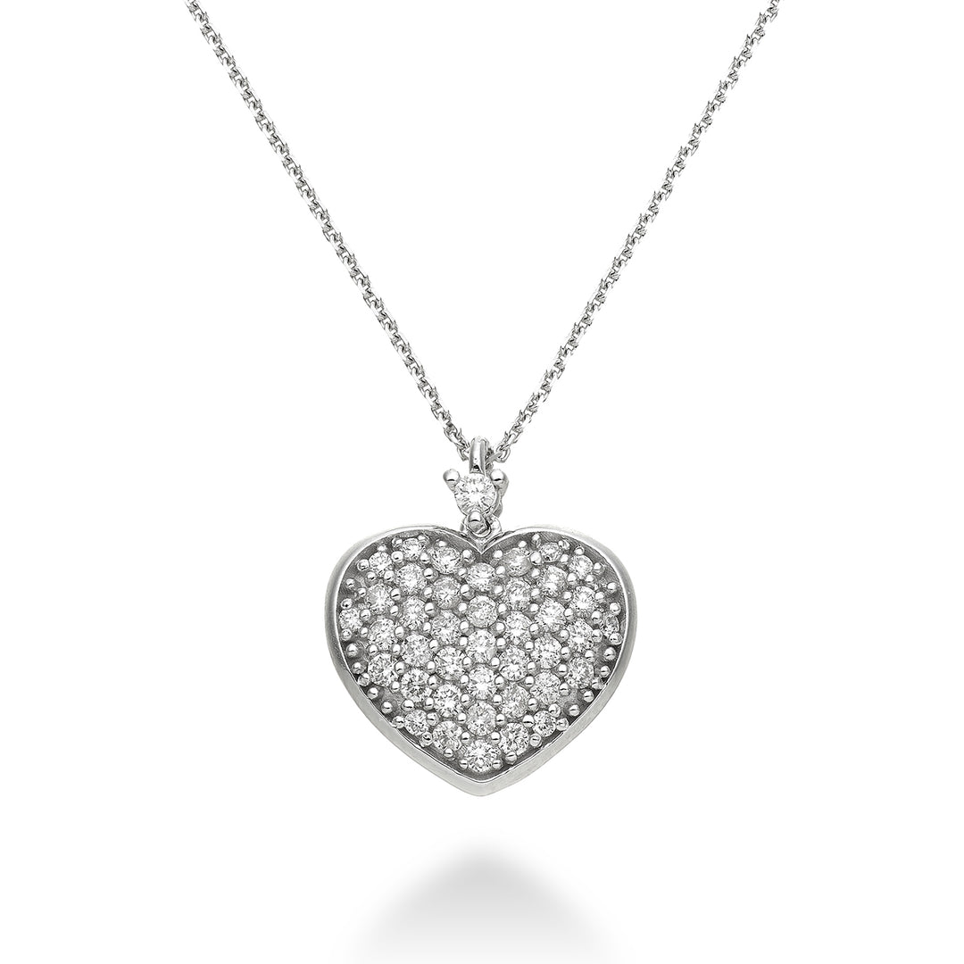 Golay cl 18k 0,45 ct coeur bombé taille 4 or blanc chat. blanc GD5095O4BR045-4