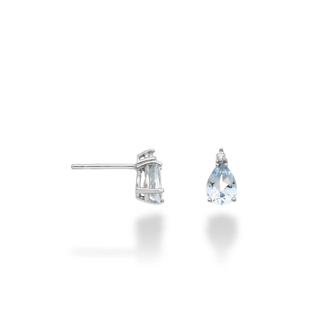 Nihama oder 18k Aquamarin Tropfen 7x5 und Diamant NO5169O4AM