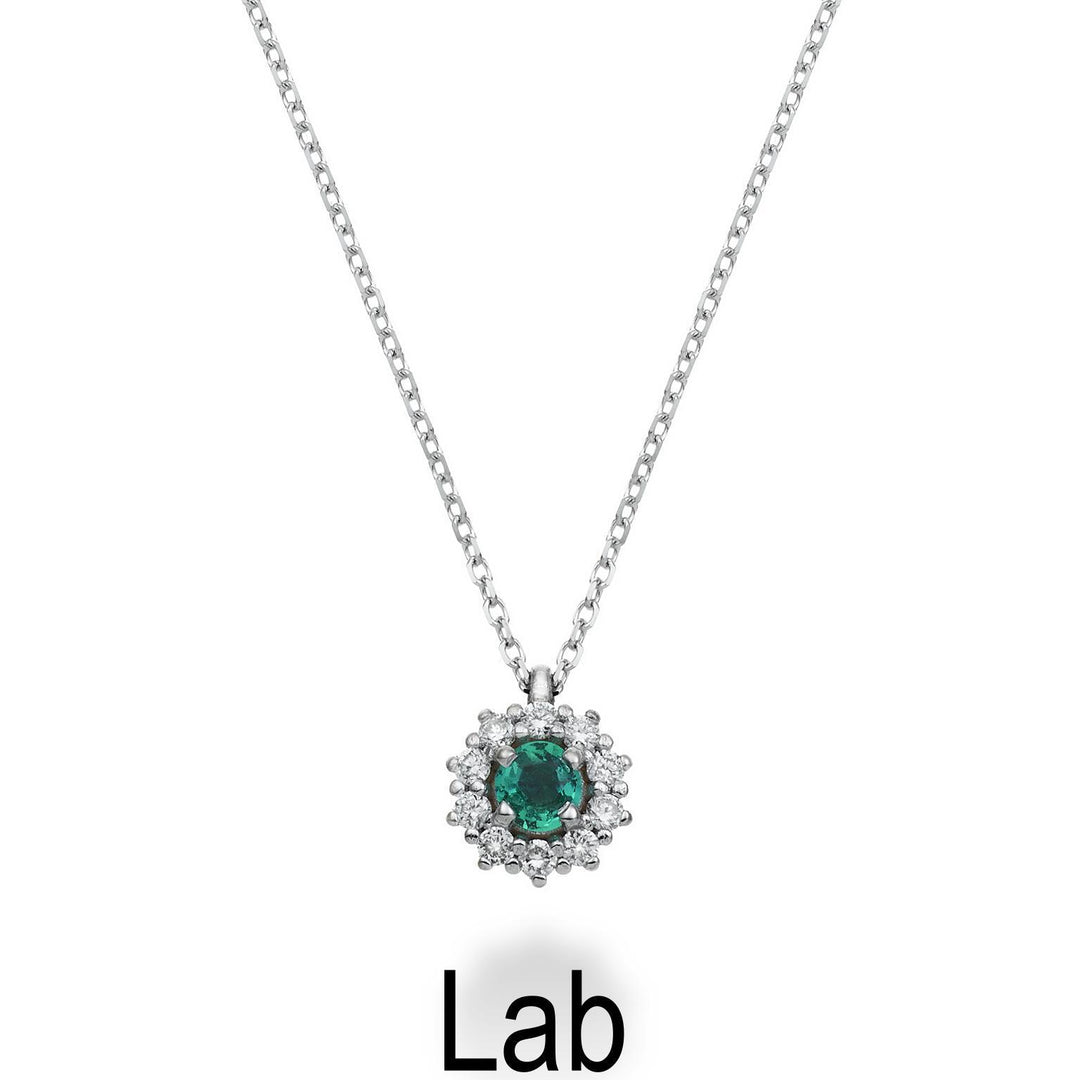 Mikiko cl 18k emerald 0.10 ct diam. 0.07 ct size 2 MD5085O4SML010