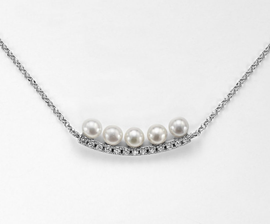 Mikiko cl ag925 fw 5/5,5 zircons blancs 50 cm MD7456A4FABI050