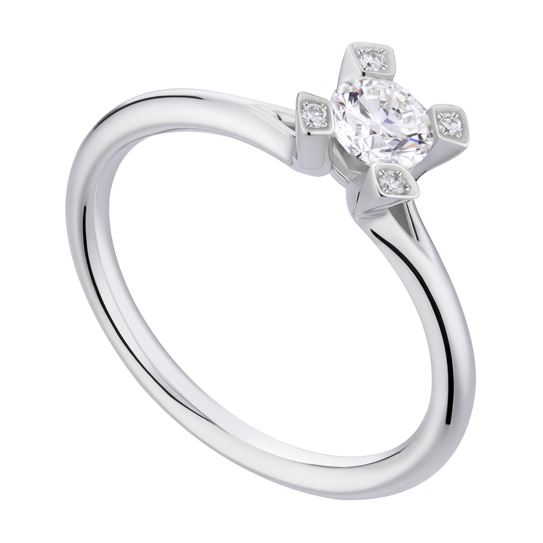 World Diamond Group FM Ring Griffe Incas. G. glatter ct. 0,17-0,23 ASLFM006DI2-19015110033