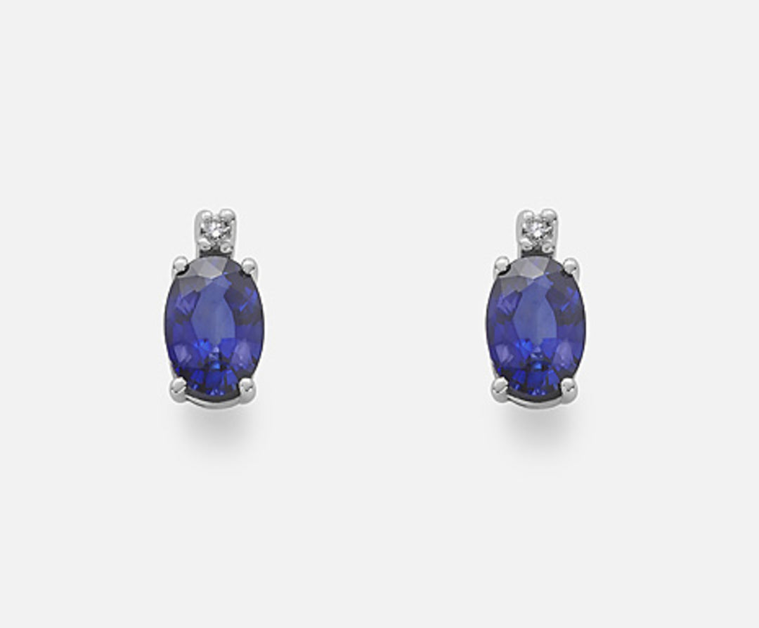 Nihama ou saphir 9k no. ovale 6x4 ct.1,04 diam. 0,02 ctNO5023R4ZFN104