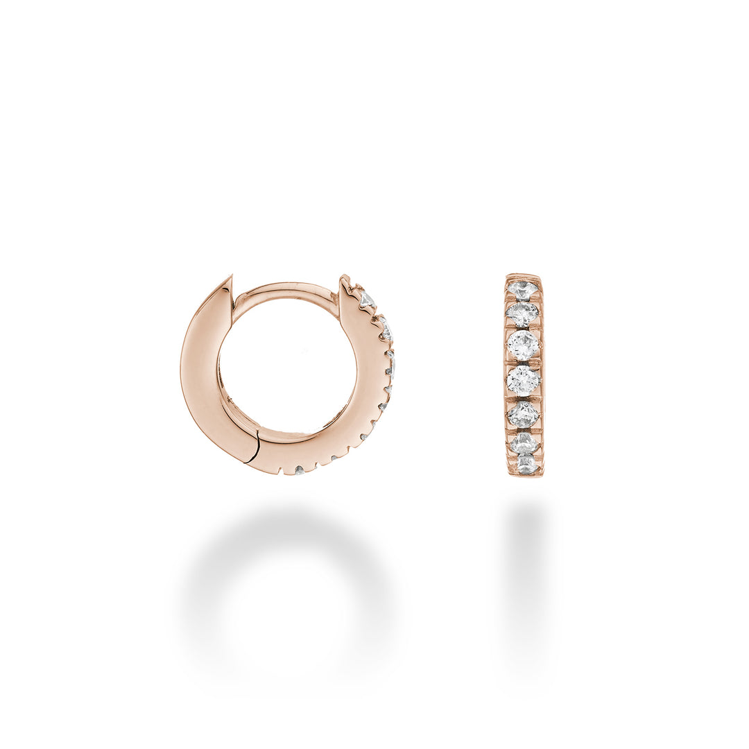 Nihama oder 18 Kt. 0,23 Roségold, Größe 1, Durchm. Ost. 10 mm NO5079O3BR023-1