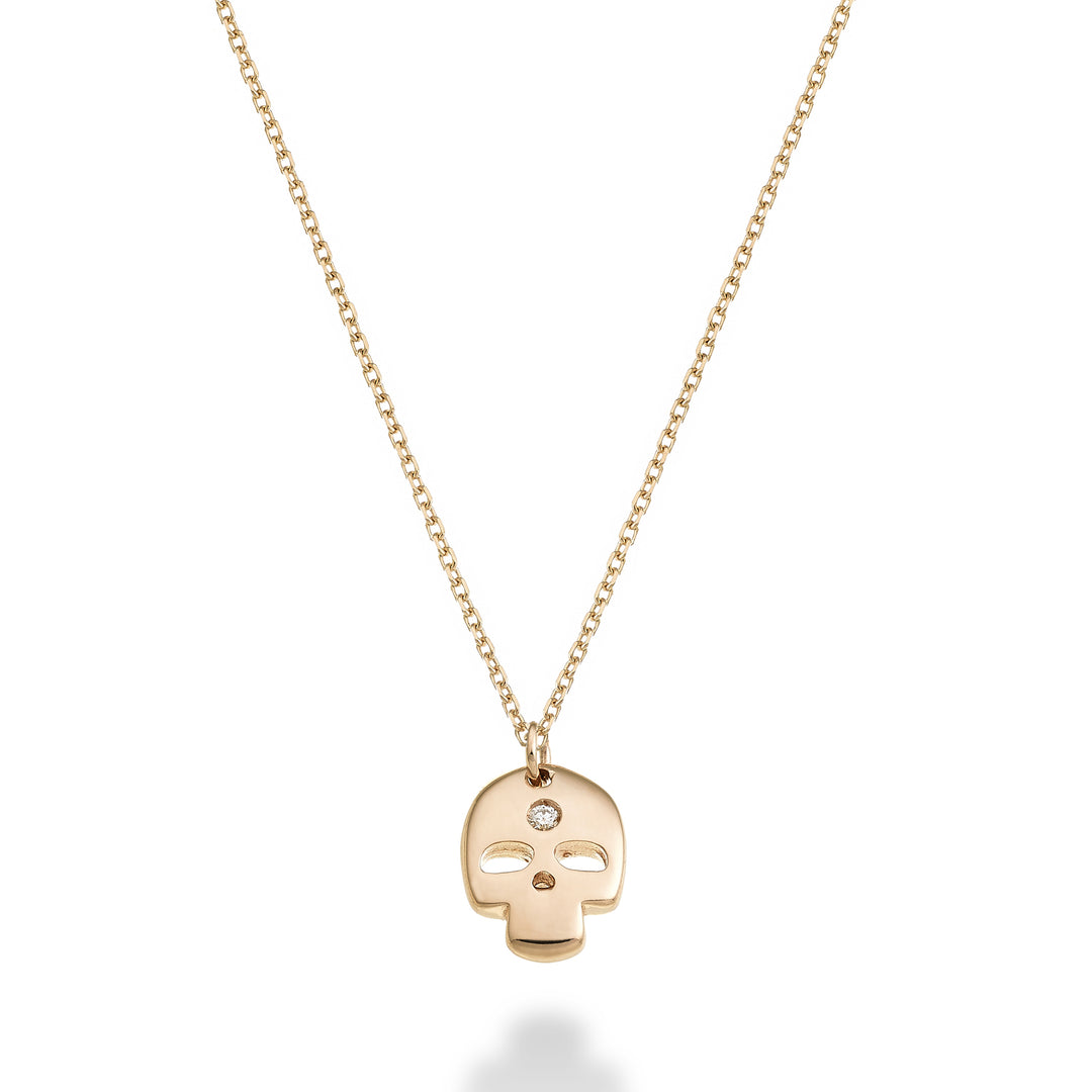 Nihama cl crâne 18 carats 0,01 ct or rose ND5135O3BR001