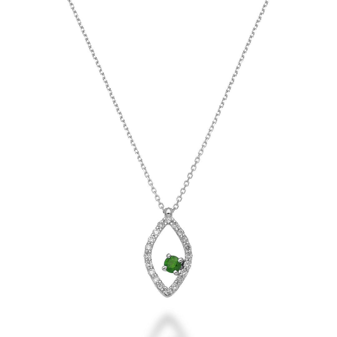 World Diamond Group cl 18k „Eye“ Smaragd Nr. ct.0,07 Durchm. ct.0,15 GD5159O4SMN022