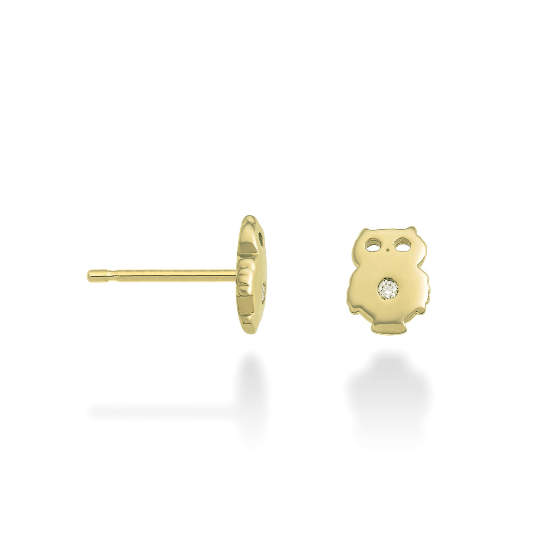 Mikiko oder 18 Karat Eule 0,02 ct Gelbgold MO5112O1BR002