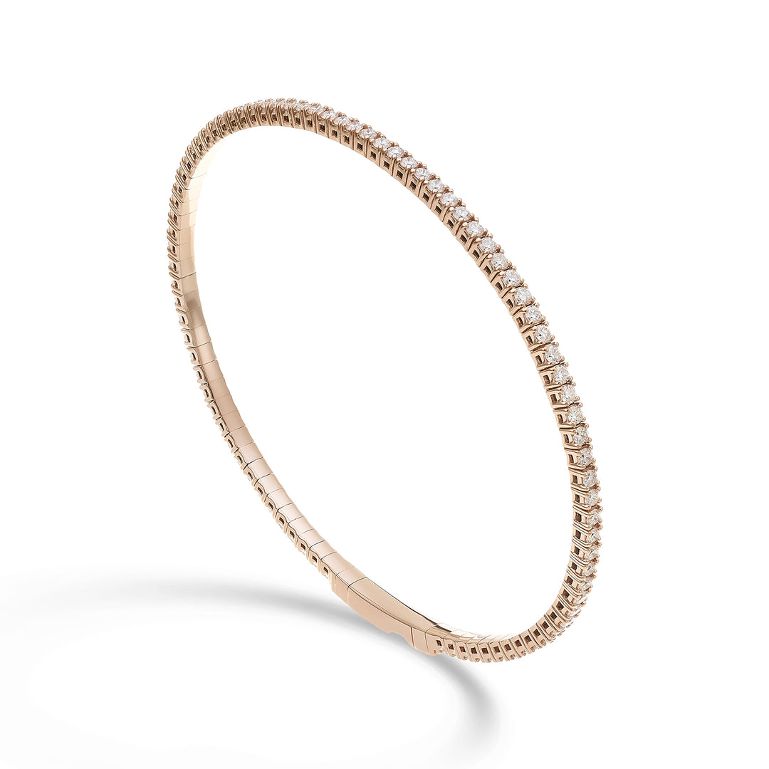 Golay br 18k Tennis Flex Durchm. 1,57 ct Roségold 17 cm GBFLEX002DIO3