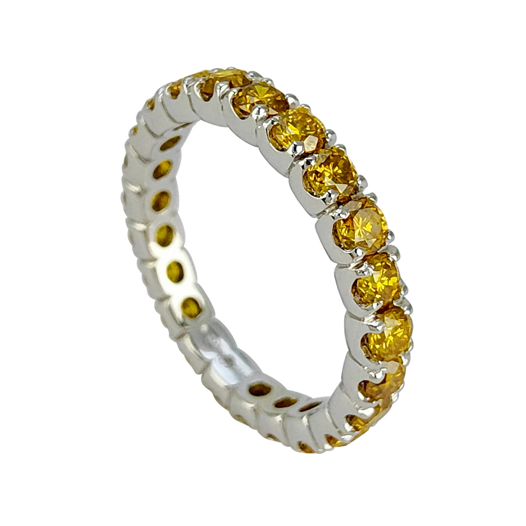 X-Diamond-Ring mit Lab-grown-Diamanten in Fancy-Gelb XDAFP1204FY-14-24352110020