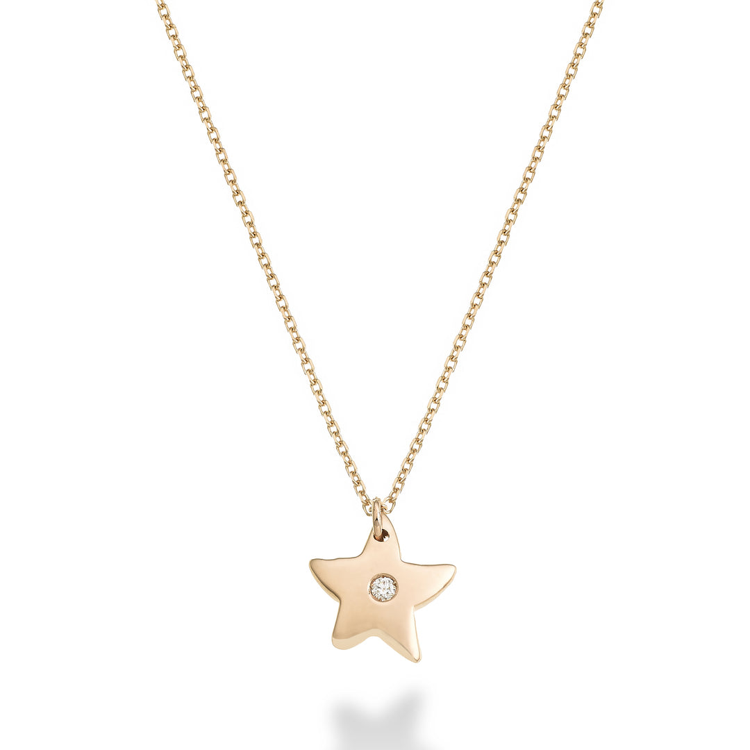 Mikiko cl 18k stella marina ct.0,01 oro rosa MD5138O3BR001