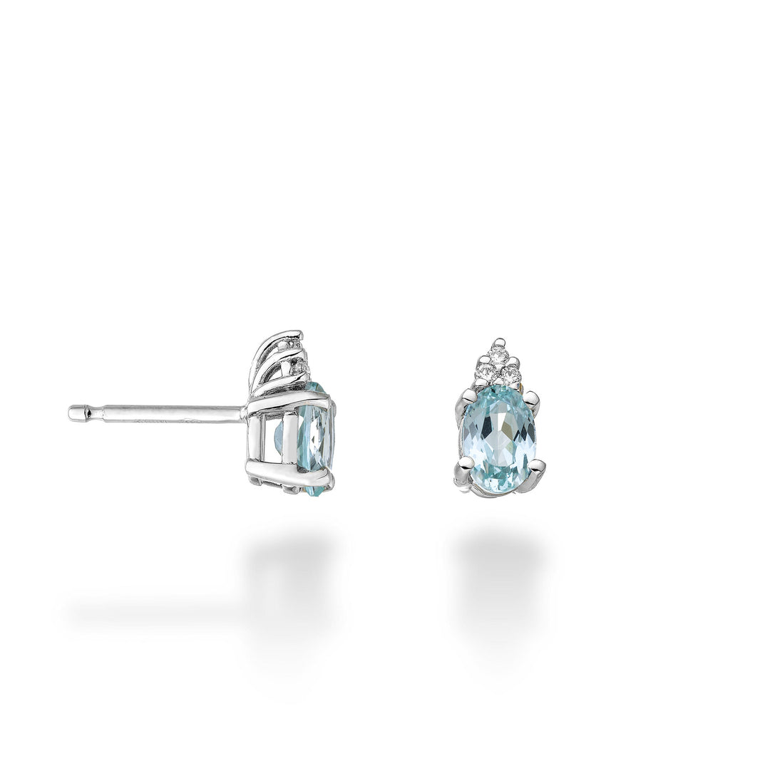 Nihama oder 18k ovaler Paraiba-Turmalin 7x5 ct. 1,60 Durchm.0,09 NO5034O4PAR