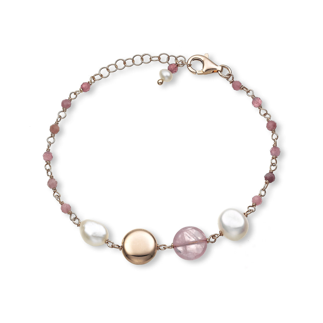 Nihama br ag925 fw barre 6/7 9/10 quartz rose NB7442A3QUARZOROSA