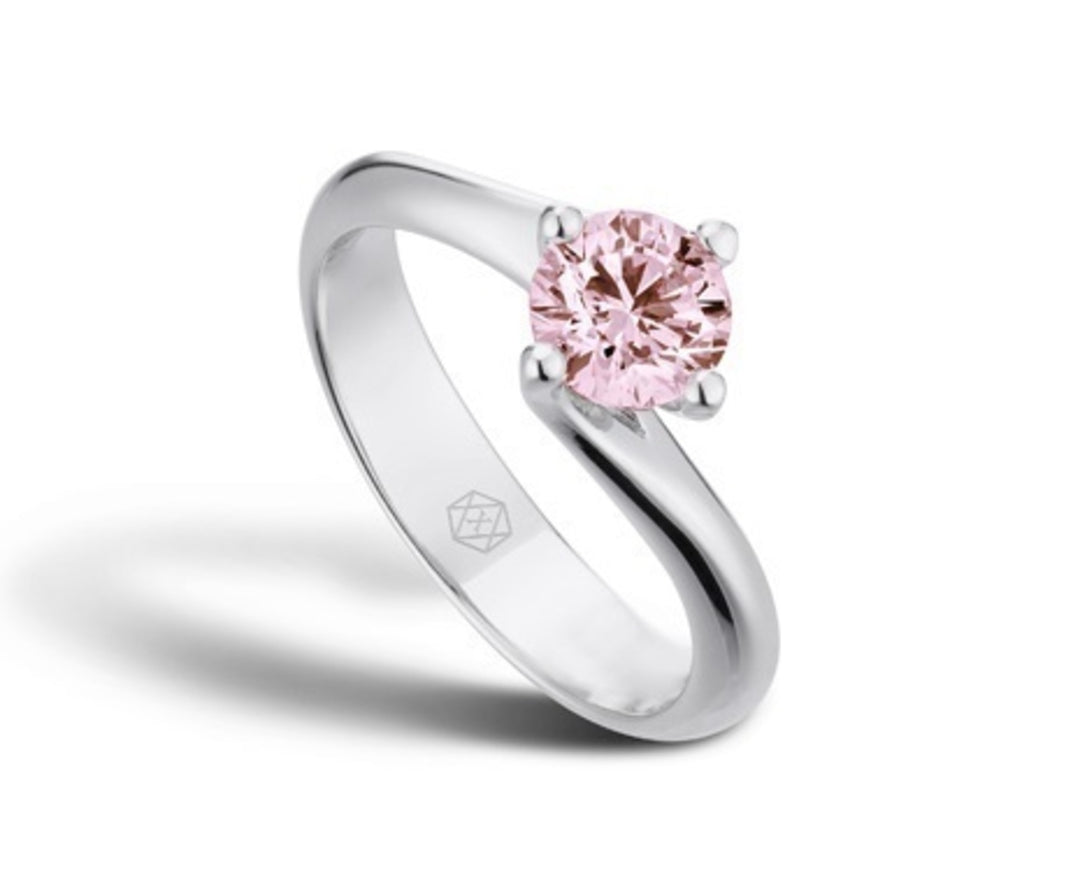 Nihama an ag925 lab g.d. 0,20 ct f. rosa NXDAGAN009A4RS020