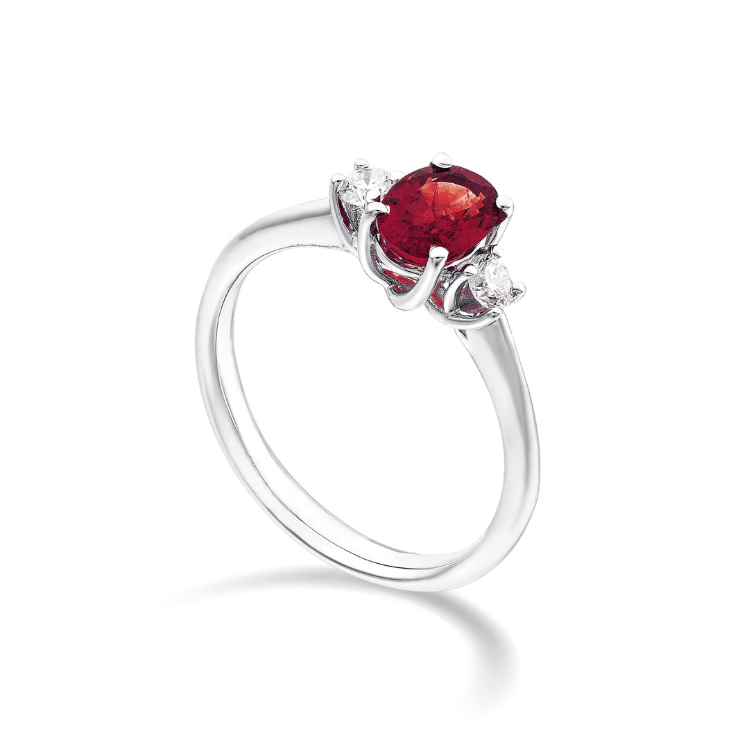 Golay-Trilogie-Ring, Rubin-Ov 5x4 und Diamanten +11,5 ATRS438DRU54-24124110013