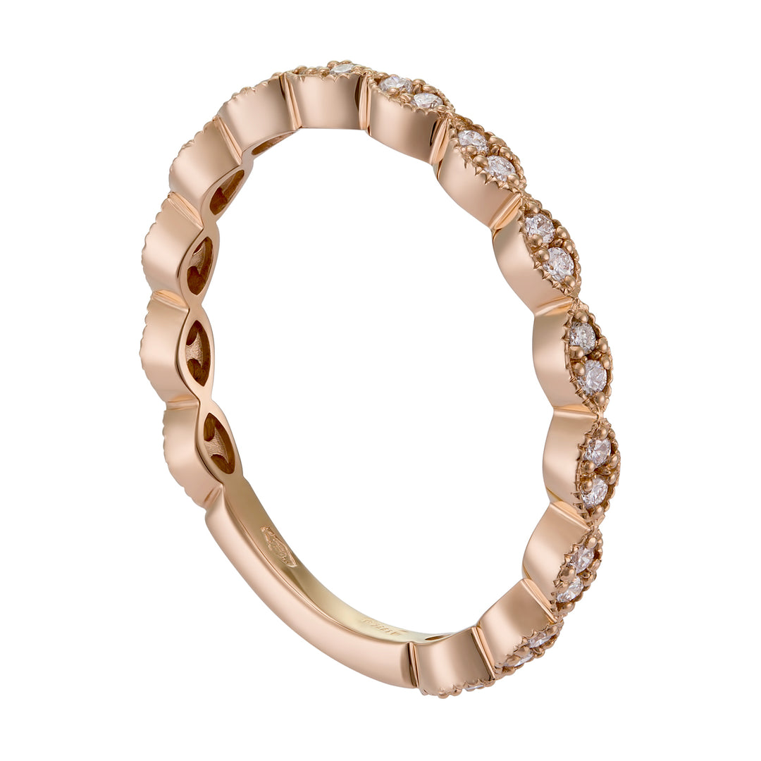 Bague giratoire World Diamond Group avec lunettes navette AET026BDI6-18274110042