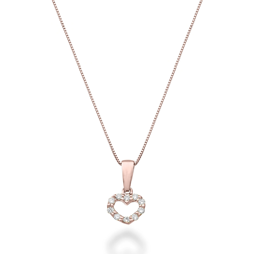 Mikiko cl 18k 0.08 ct rose gold MD5169O3BR008