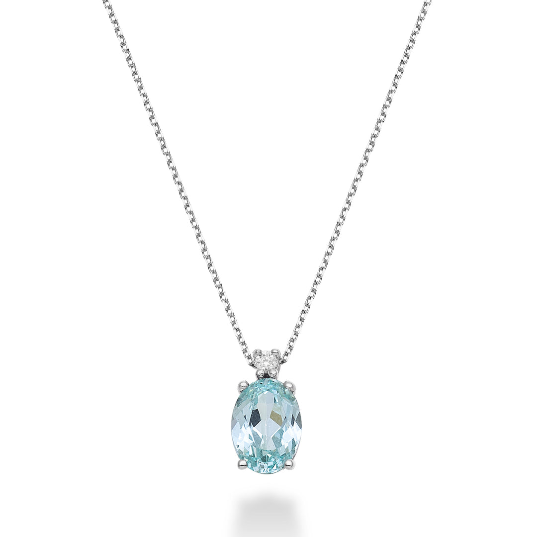 Mikiko cl 18k ovaler Paraiba-Turmalin 8x6 ct.1,60 Durchm. ct.0,025 MD5036O4PAR