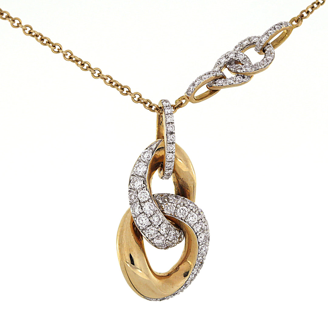 Golay Roségold-Grumette-Diamant-Halsband GKT104041R-10250000044