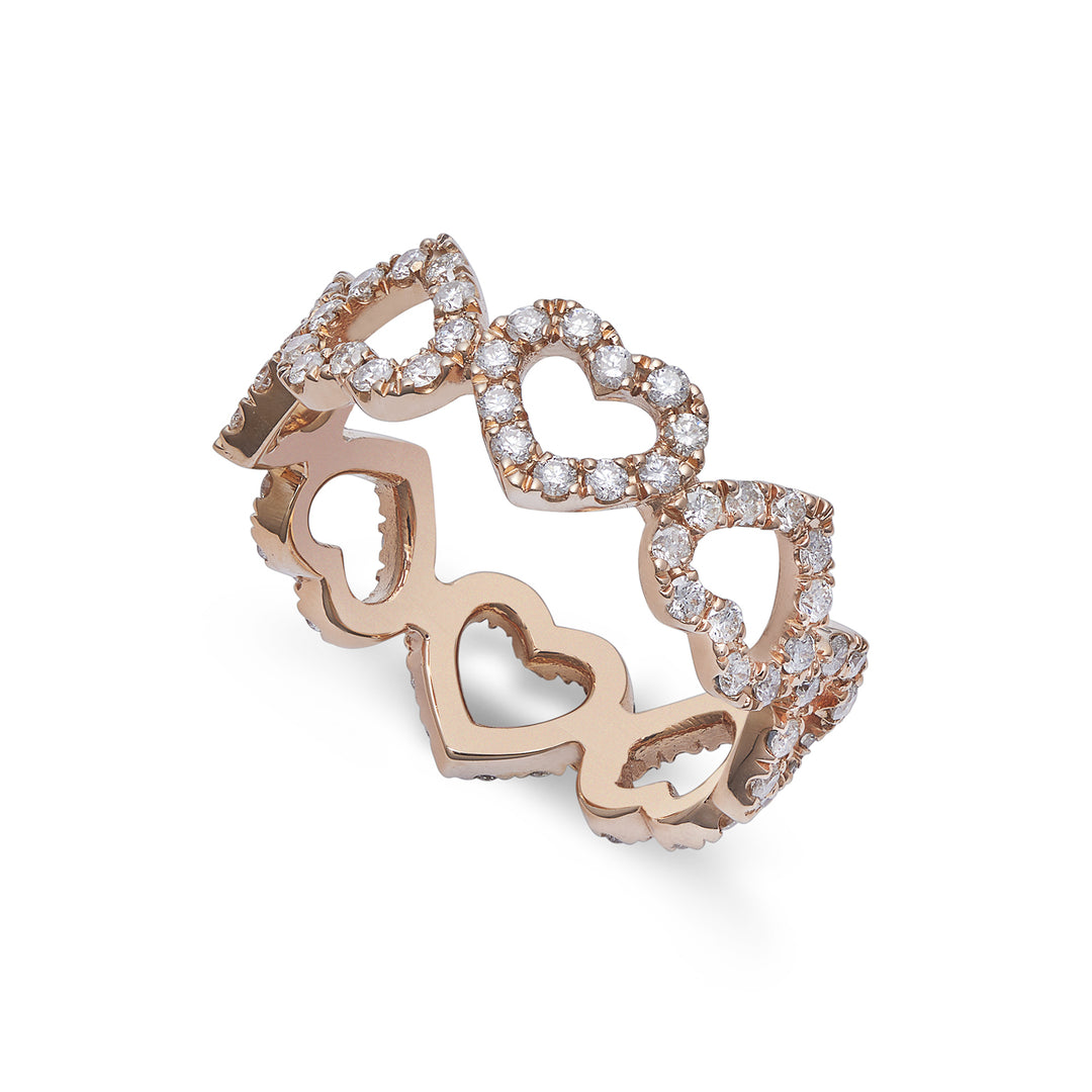 Bague Golay love me éternité coeurs diamants AETCU014DI-22164110030