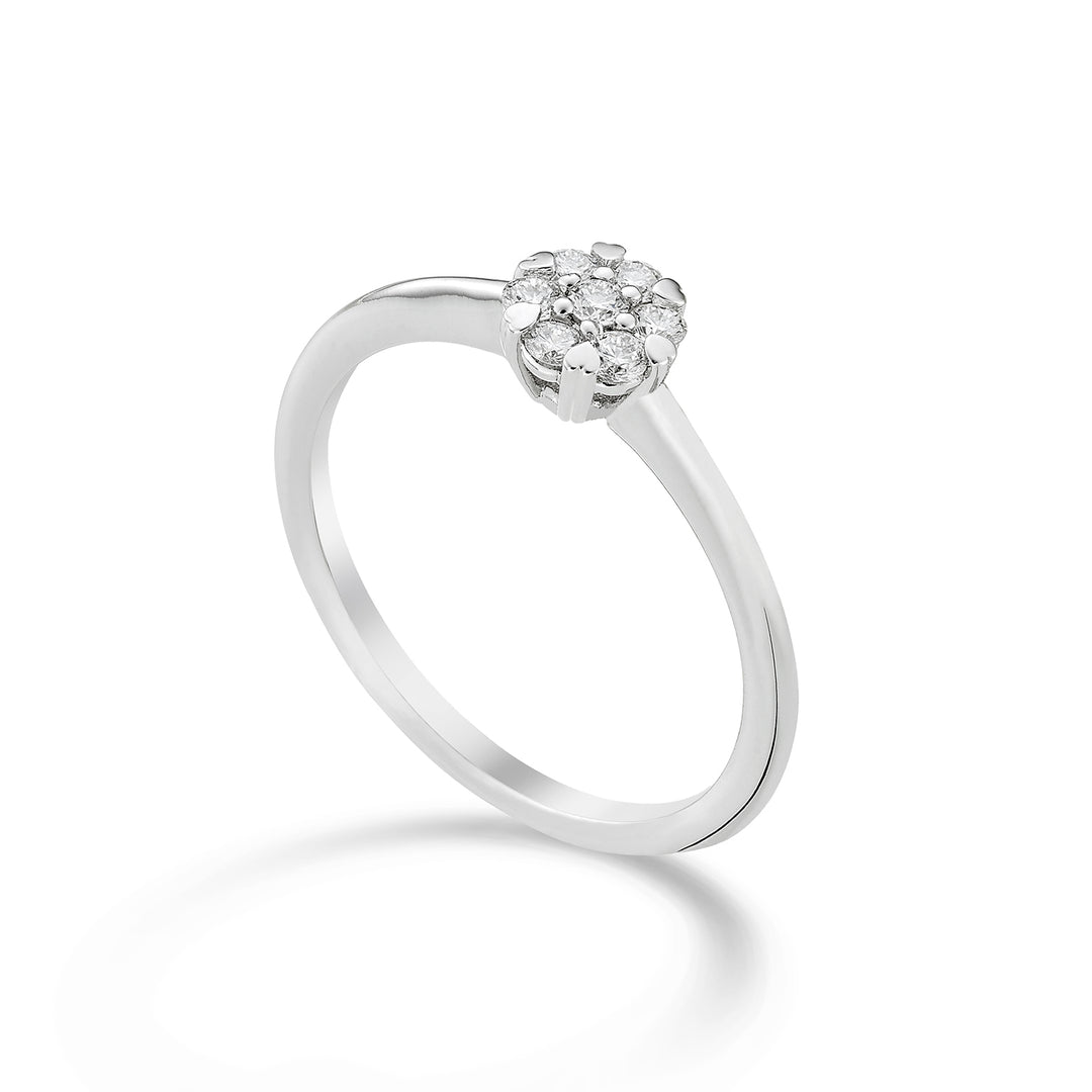 World Diamond Group anello multipietra 7 pietre tot ct. 0,28 AM001D030-23009110036
