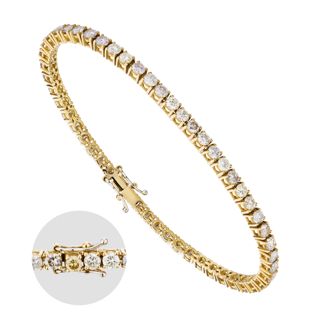 Golay square tennis bracelet BRDM50090-14017110005