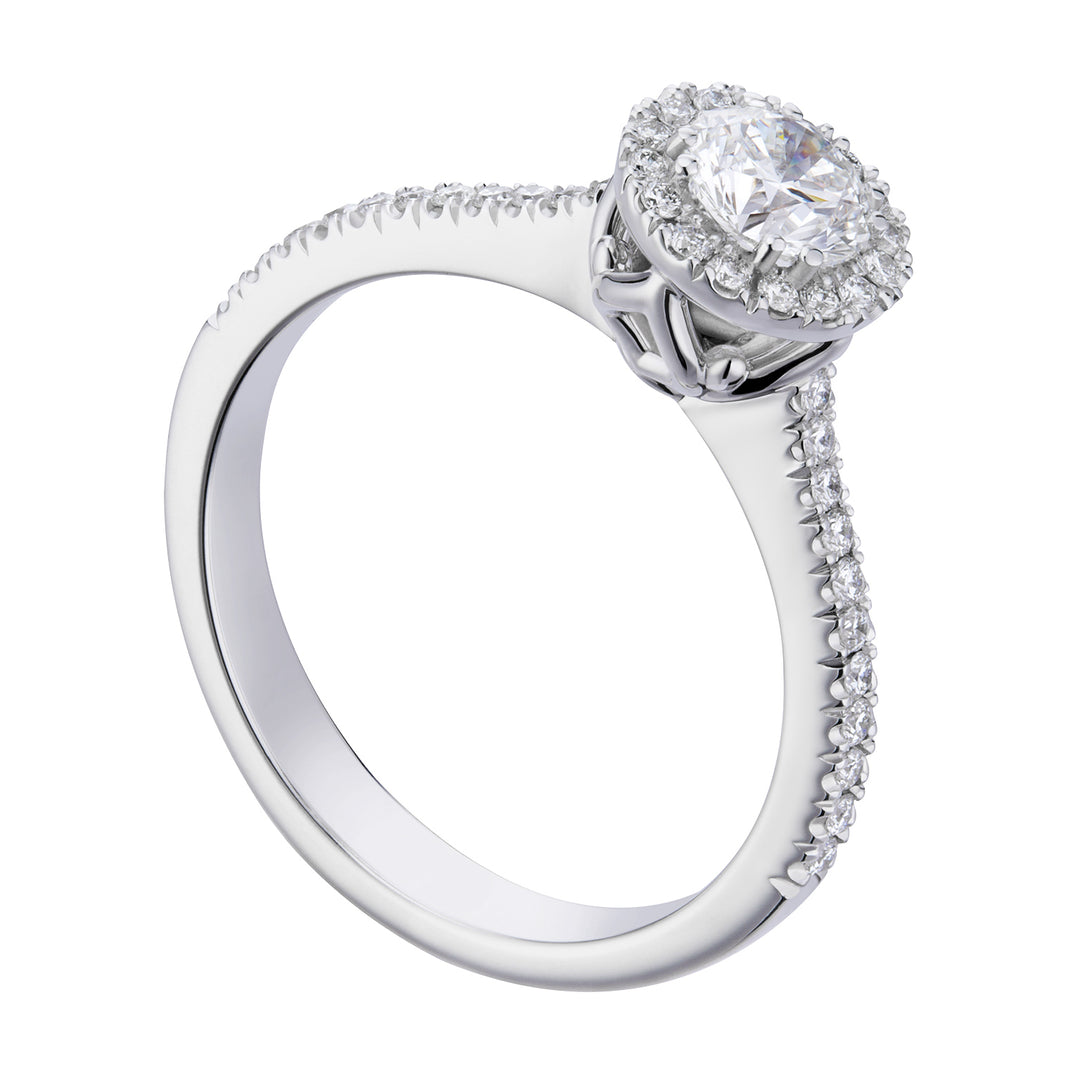 FM-Ring der World Diamond Group mit Kontur und Schaft inkl. ct.0,49-0,58 ACTFM010DI4-22045110044