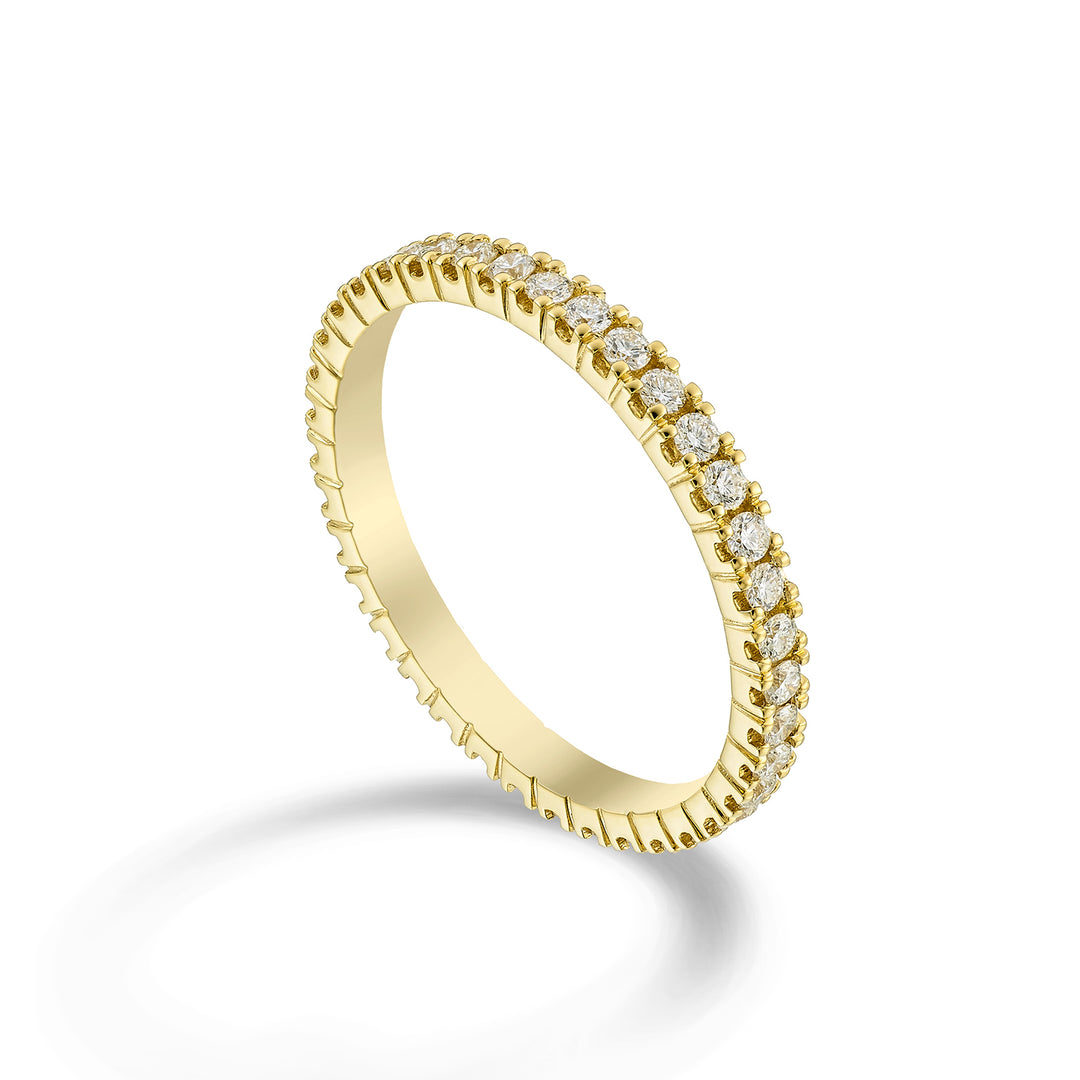Bague Golay linéaire en or jaune AETL022DI053G-23164110035