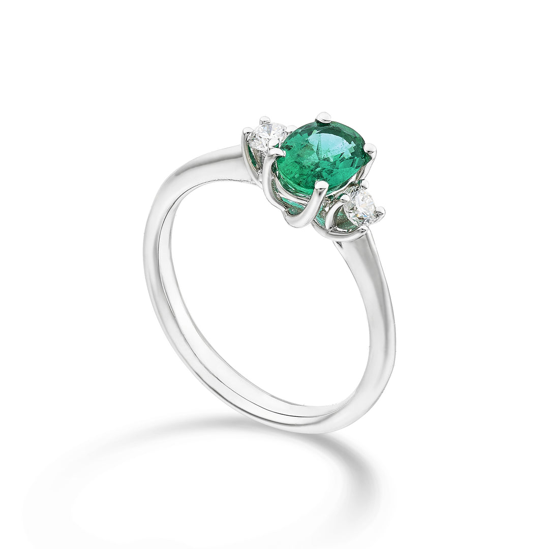 Golay anello trilogy scal smeraldo ov 7x5 e diam +11,5 ATRS438DSM75-24124110016