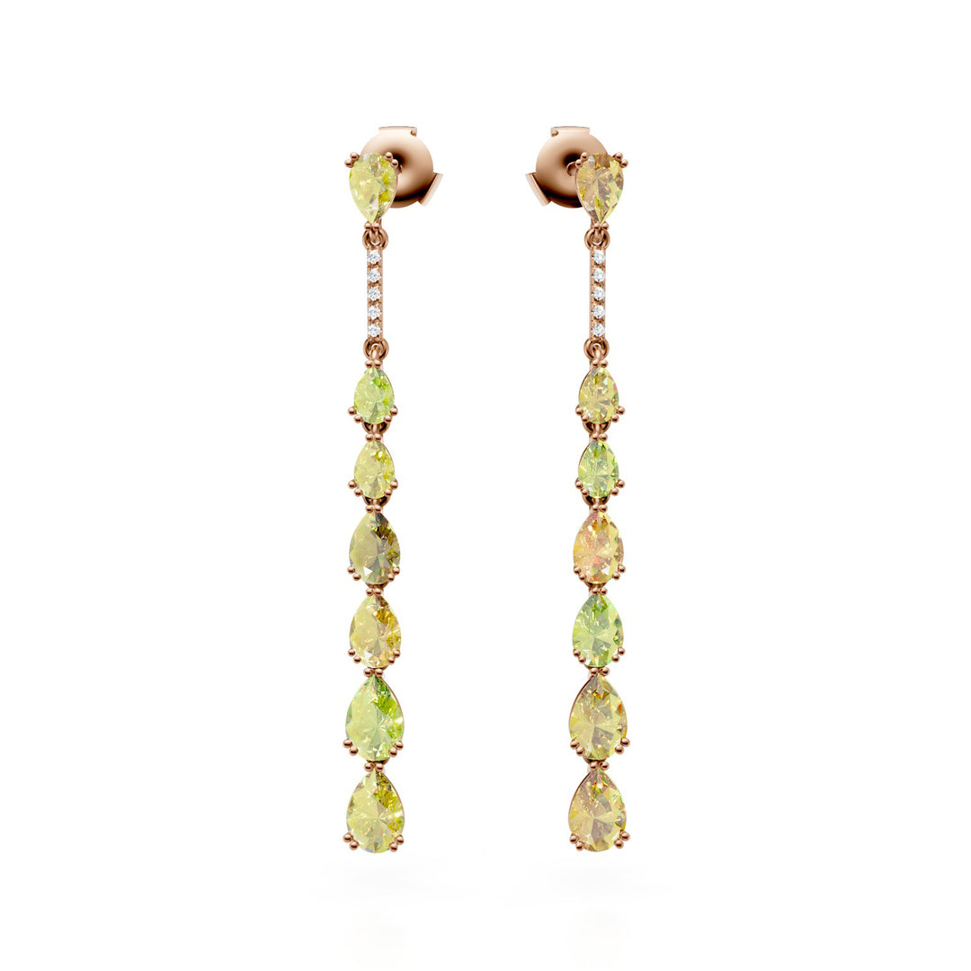 Golay fancy drop earrings and 1 bar diam OGOC04DIFYH1B-23027110004