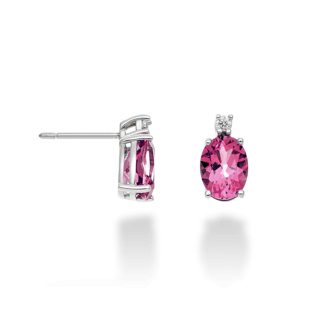 Mikiko or 18k topazio pink ovale 8x6 ct.2,80 diam. ct.0,05 MO5025O4TPPK